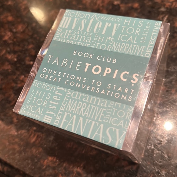NWT TableTopics Book Club Questions to Start Great Conversations - Picture 1 of 3